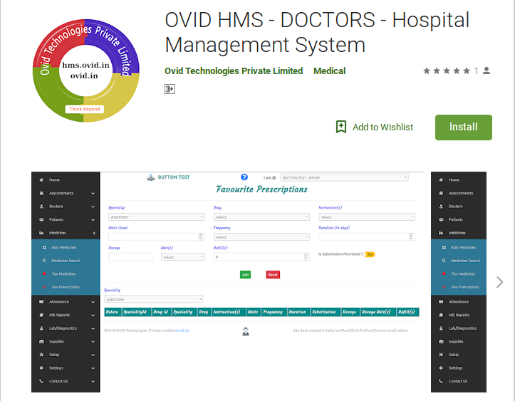 How to install OVID HMS-Dental Practice Management and Hospital Management System Software