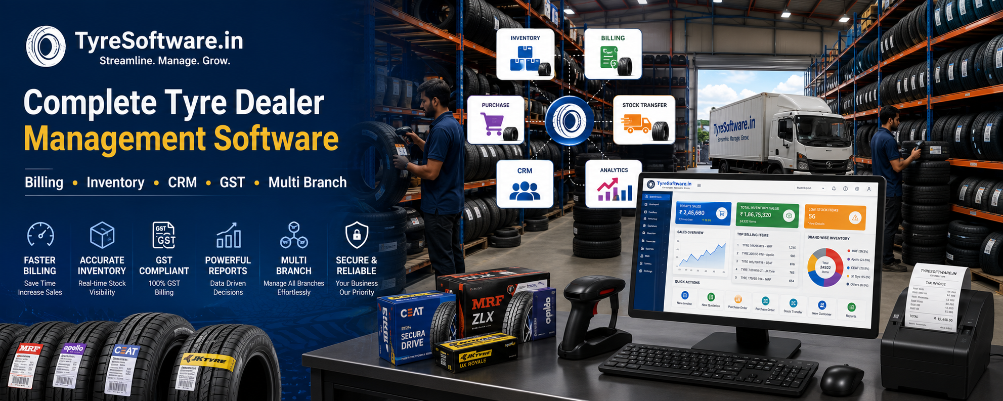 Tyre Dealer Management Software